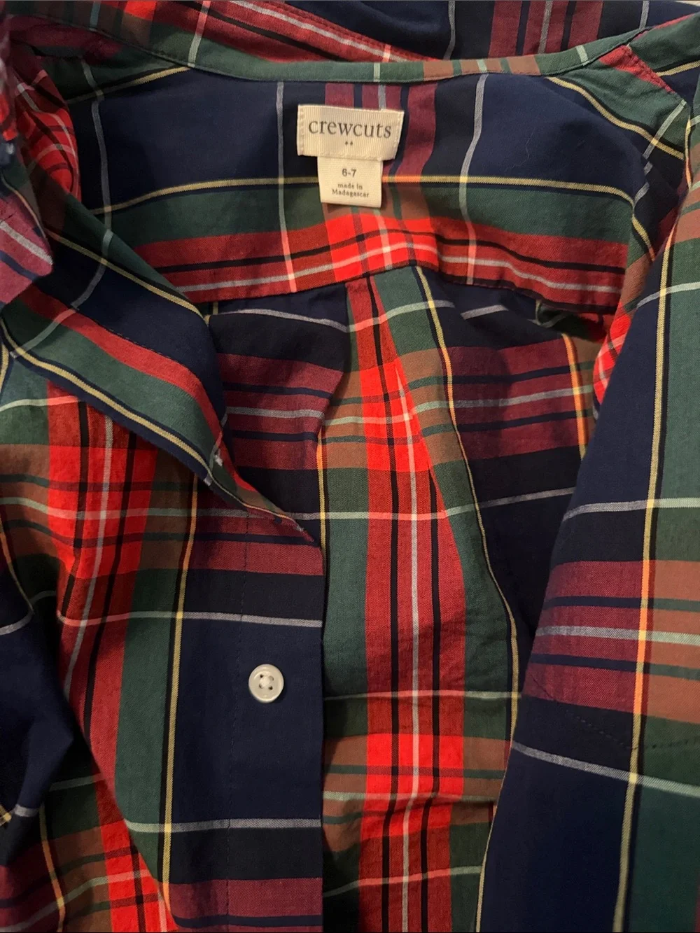 8 little boys mixed Button-Down Shirts (Blue, Green, Orange, Red)
